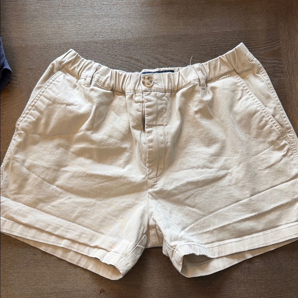 Men's Meripex Casual Cream Cotton Shorts
